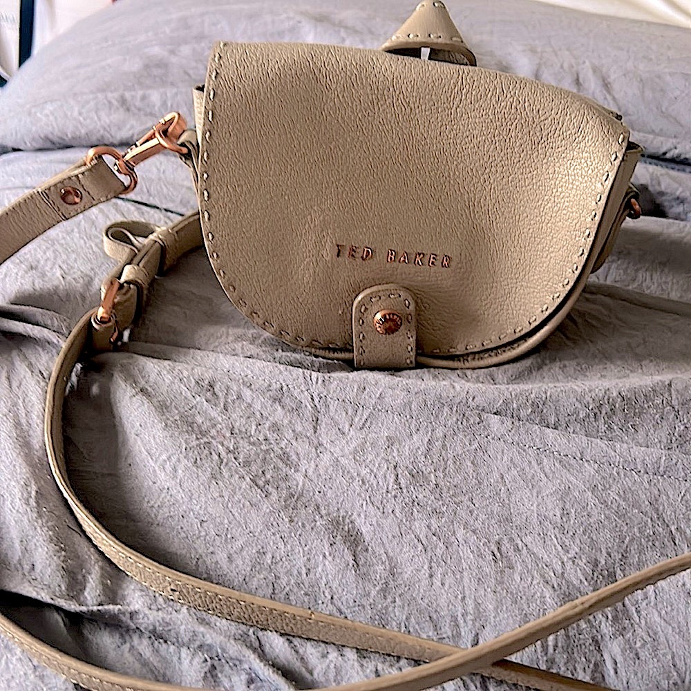 Ted Baker Taupe crossbody mini bag